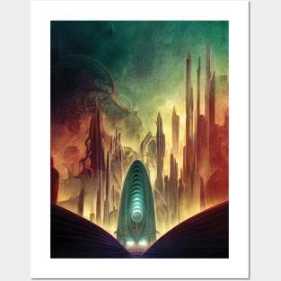 Alien City Imagination - DESIGN Posters and Art